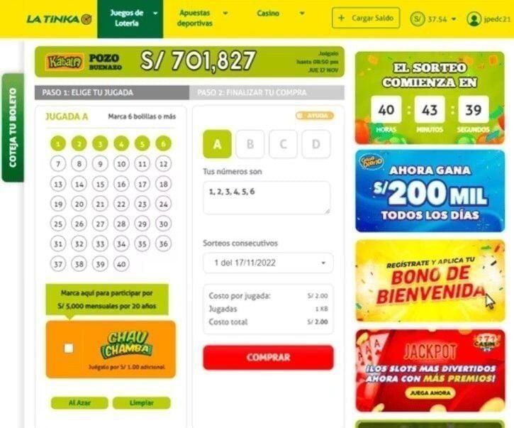 Paso 1: Elige tu jugada