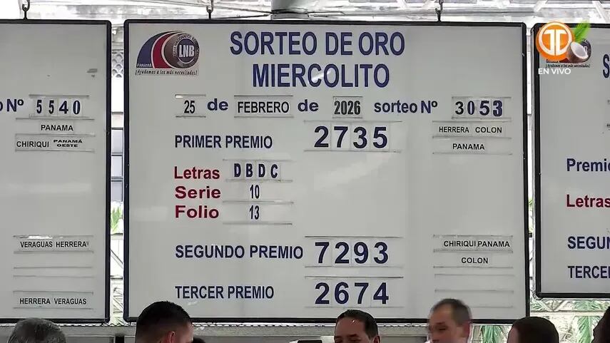 Sorteo Intermedio | Resultados del 25 de febrero de 2026
