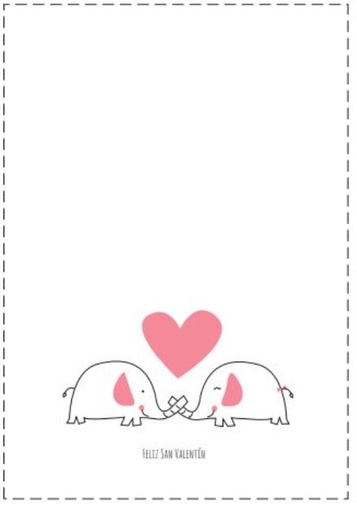 Tarjeta por el día del amor y la amistad. (Foto: Pinterest)