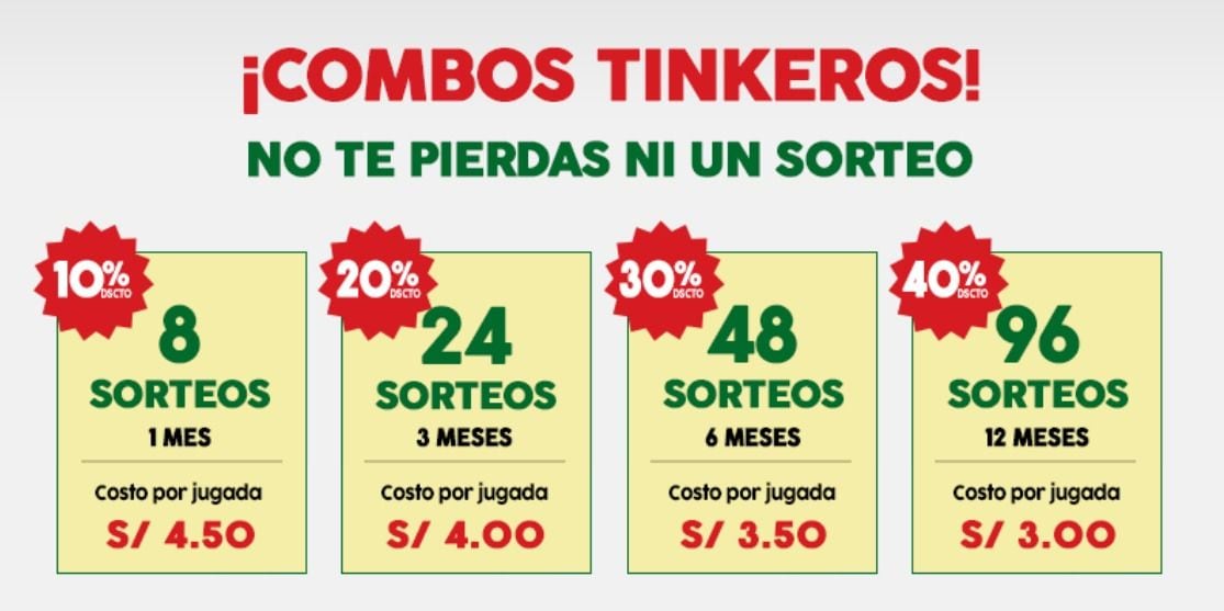 Puedes retar a tu suerte con los combos de jugadas compradas.