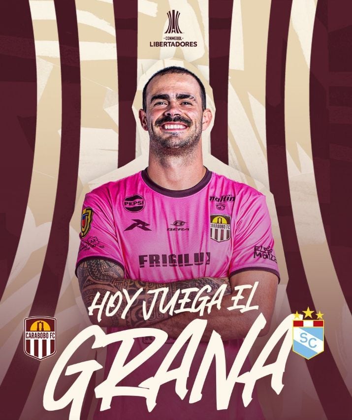 Así anuncia Carabobo FC el partido de esta tarde ante Sporting Cristal por la Fase 3 de la Copa Libertadores