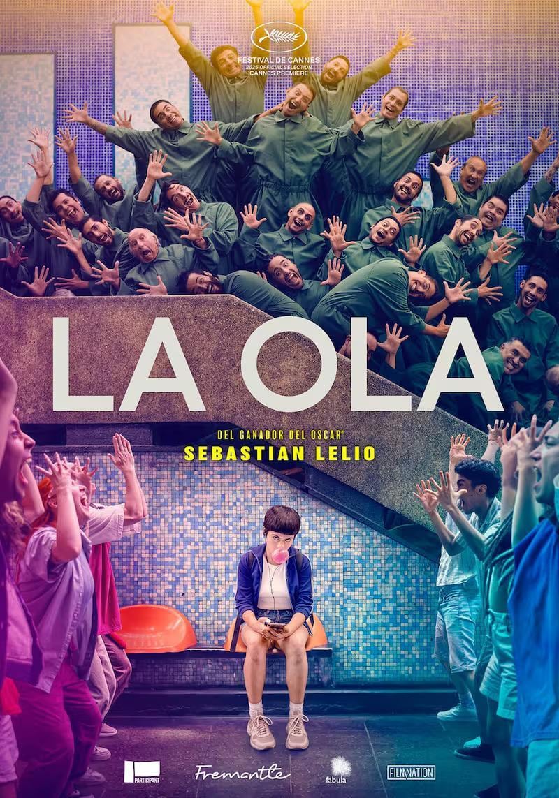 El póster de "La ola", película del director Sebastián Lelio que se desarrolla a lo largo de 129 minutos de metraje (Foto: Fabula)