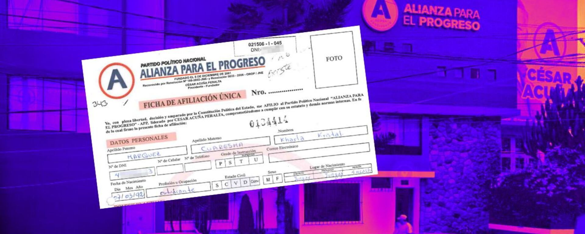 Fue inscrita en APP sin su consentimiento y ahora debe pagar por prueba grafotécnica: La historia de Kharla Márquez y las trabas para desafiliarse