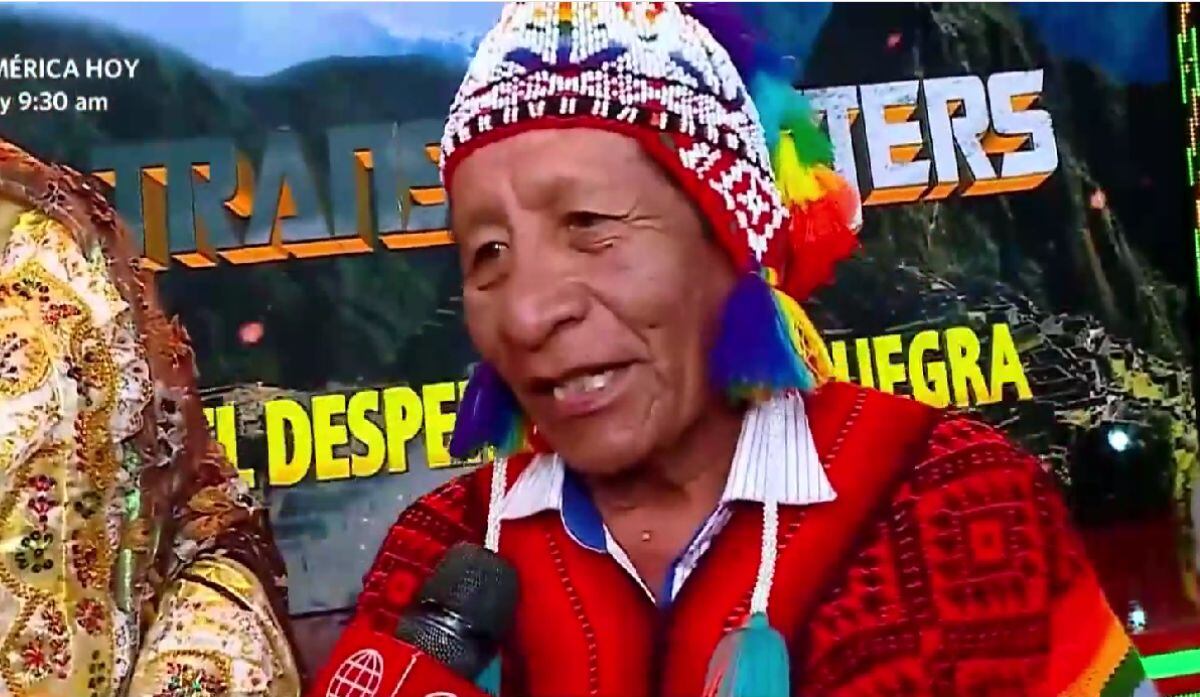 Lucas Huarancca, profesor cusqueño que actuó en "Transformers" estará en el 'Reventonazo de la Chola'. (Foto: América TV)