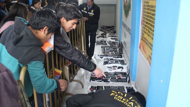 Cusco: celulares robados fueron devueltos a sus dueños [FOTOS]