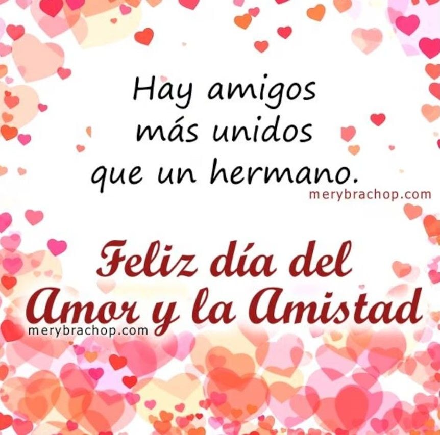 Tarjeta por el día del amor y la amistad. (Foto: Pinterest)