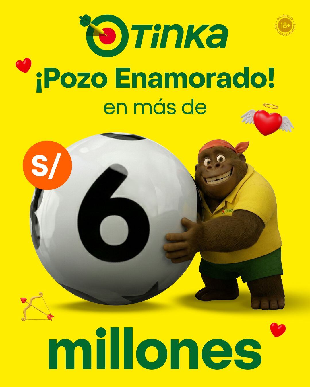 El pozo de La Tinka tiene un premio con más de 6 millones y esta noche de domingo ¡Tú puedes ser el próximo millonario del Perú!