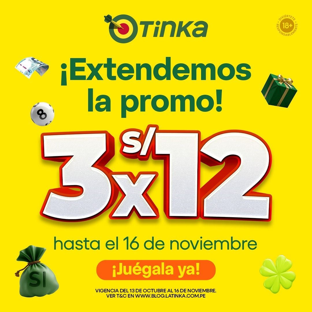 Tienes hasta el Domingo 16 de noviembre para seguir del 3 x 12: