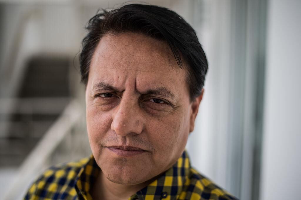 Fernando Villavicencio fue líder sindical, periodista y diputado antes de lanzarse como candidato a la presidencia. (GETTY IMAGES).