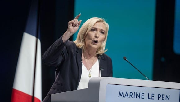 El partido Agrupación Nacional de Marine Le Pen espera lograr avances. Foto: EFE