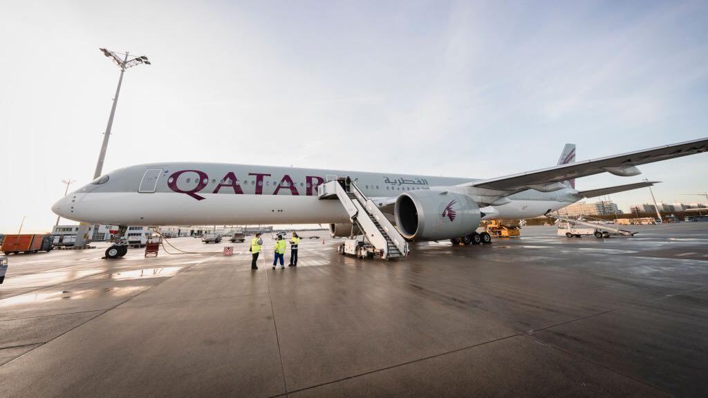 El avión aterrizó en el aeropuerto de Dublín el domingo por la tarde. (GETTY IMAGES).
