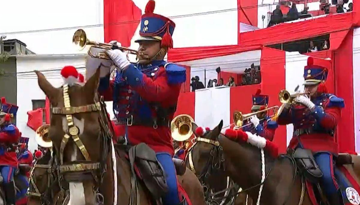 La farandola en acción en la parada militar 2025 | Foto: Captura RPP