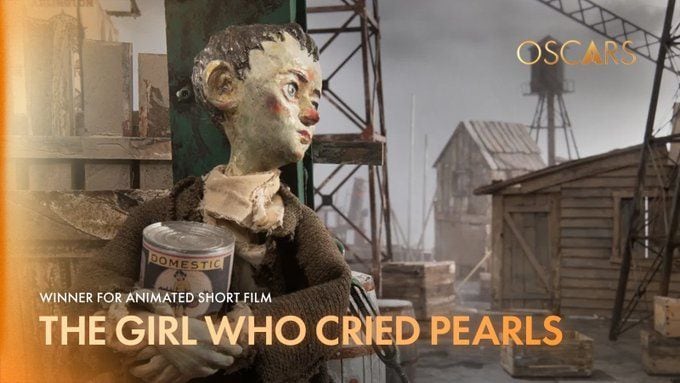 El Oscar al Mejor Cortometraje de Animación es para La niña que lloraba perlas! #Oscars