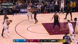 Cavaliers vs. Warriors: el extraño triple que encestó Stephen Curry |VIDEO