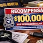 ¿Tienes información clave? El Servicio Postal de EE.UU. ofrece hasta $100,000 de recompensa por estos datos