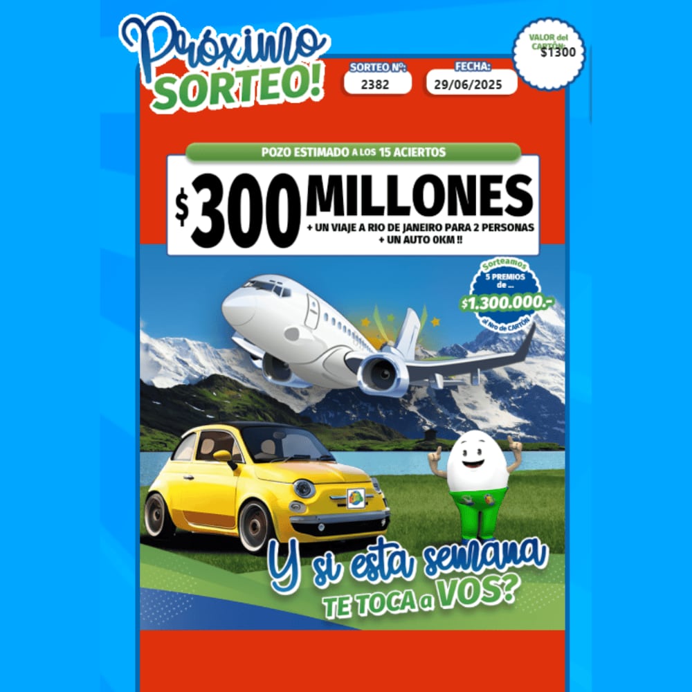 Conoce el pozo estimado para el sorteo de hoy, domingo.