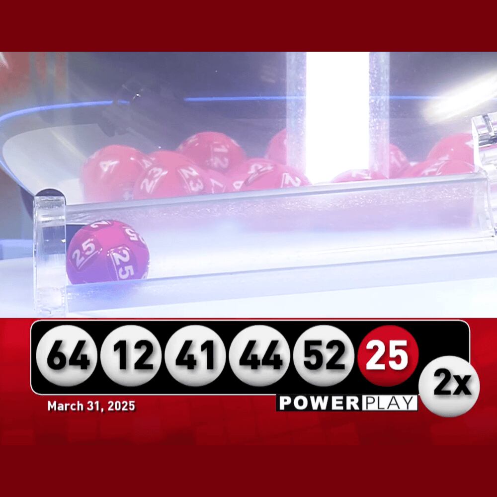 Resultados del sorteo en vivo del lunes 31 de marzo.