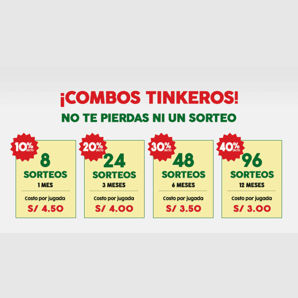 Puedes retar a tu suerte con los combos de jugadas compradas