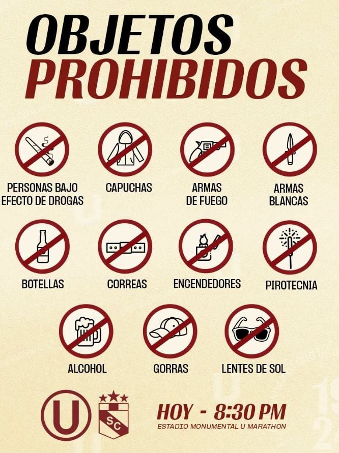 Atención, hinchas cremas: estos son los objetos que no podrán ingresar al Monumental esta noche