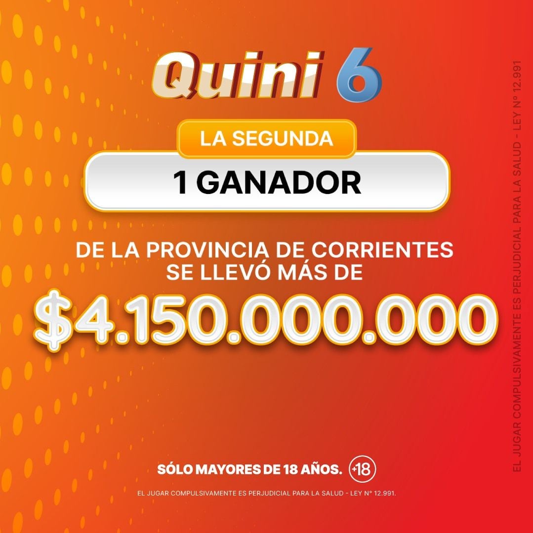 En el último sorteo un afortunado ganador se llevó el pozo de La Segunda.