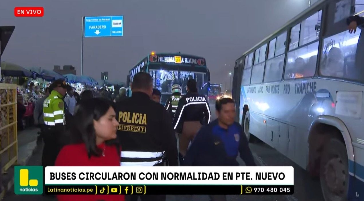Varias empresas de transportes circulan con normalidad en la Panamericana Norte.