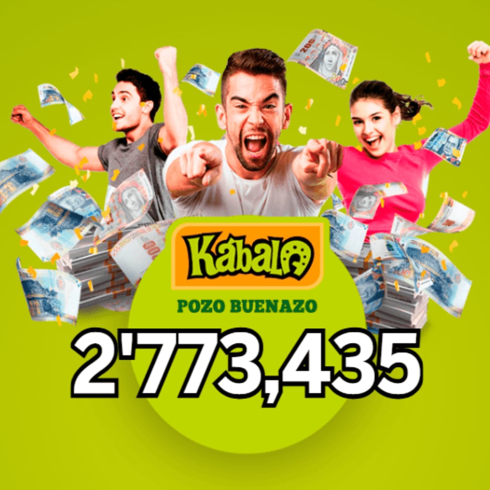 PARA EL PRÓXIMO SORTEO DE KÁBALA, A REALIZARSE EL SÁBADO 4 DE OCTUBRE EL ‘POZO BUENAZO’ SERÁ DE: