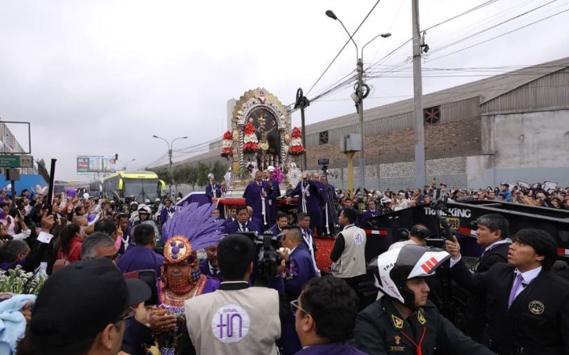 El Señor de los Milagros ya ingresó al Callao | Foto: El Comercio