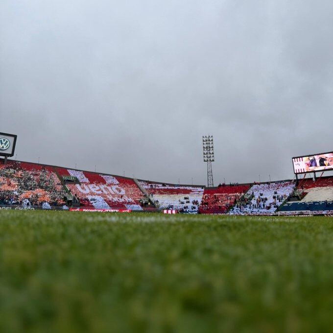 Así luce el estadio Defensores del Chaco a dos horas de inicio del partido.