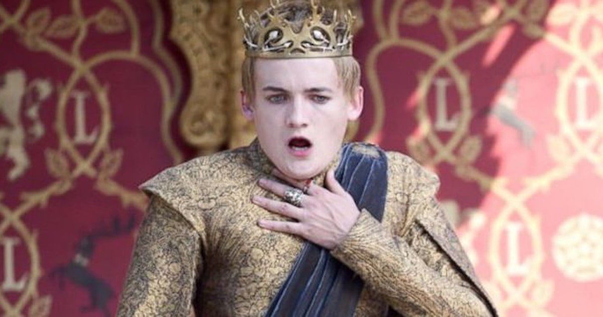 Jack Gleeson como el sádico rey Joffrey.