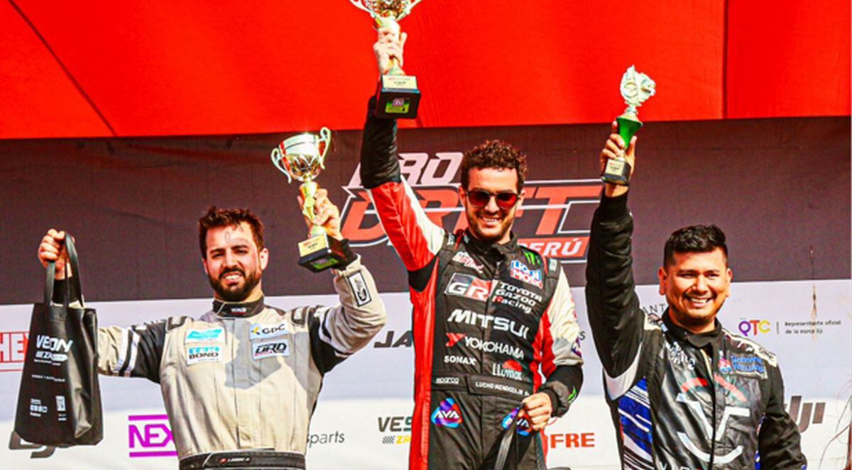 Lucho Mendoza Jr y Salvador Gutiérrez, los vencedores de la reciente fecha del campeonato fecha ProDRIFT Copa RS4 GARAGE | Foto: Difusión