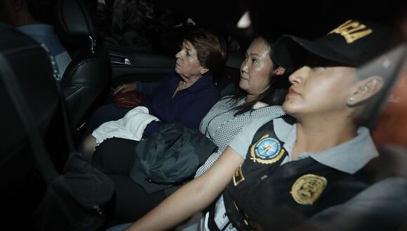 Keiko Fujimori fue detenida de forma preliminar la mañana del miércoles 10 de octubre. (Foto: GEC)