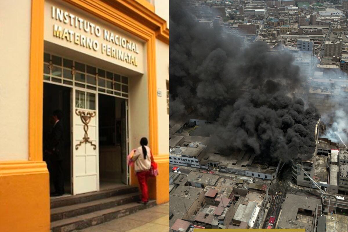 El siniestro se registró este miércoles 13 de noviembre. Medida se tomó para salvaguardar a los pacientes. Foto: composición EC/captura Minsa/GEC