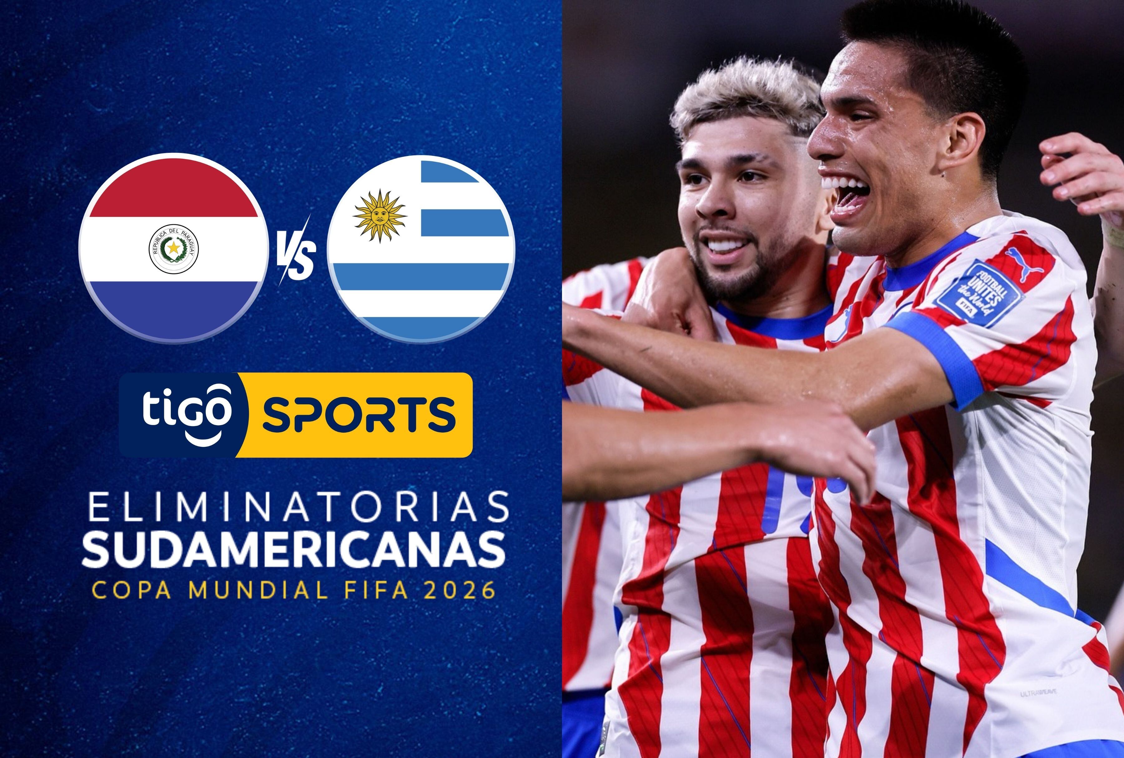 Paraguay vs. Uruguay se transmite por TiGo Sports. Descubre cómo ver el partido en vivo por televisión y online desde cualquier dispositivo. | Crédito: @albirroja / Instagram / Composición Mag