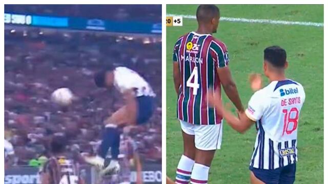 ¡Para no creerlo! Jeriel de Santis falló inmejorable chance de gol ante Fluminense | VIDEO