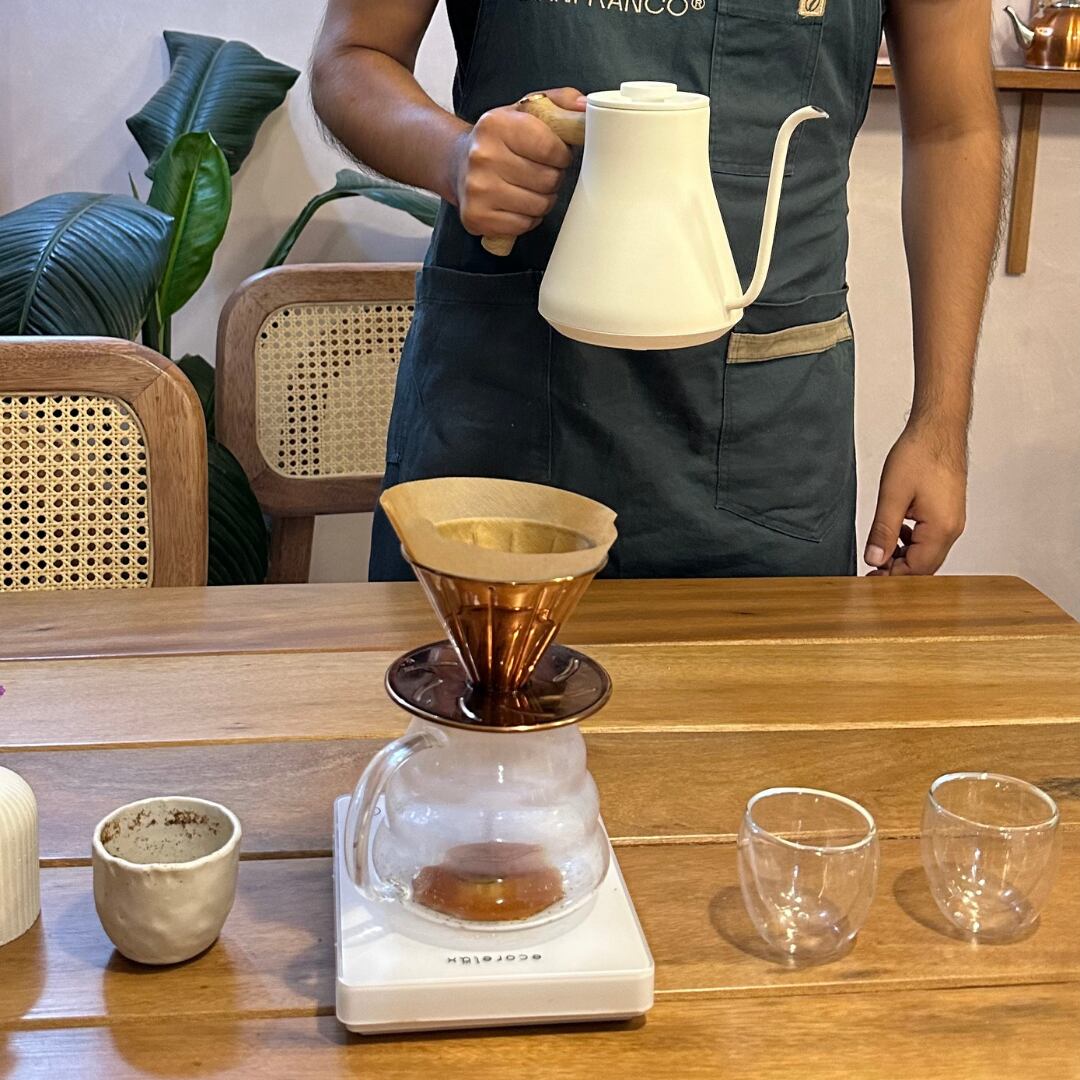 Café Gianfranco es una cafetería de especialidad que utiliza café peruano.