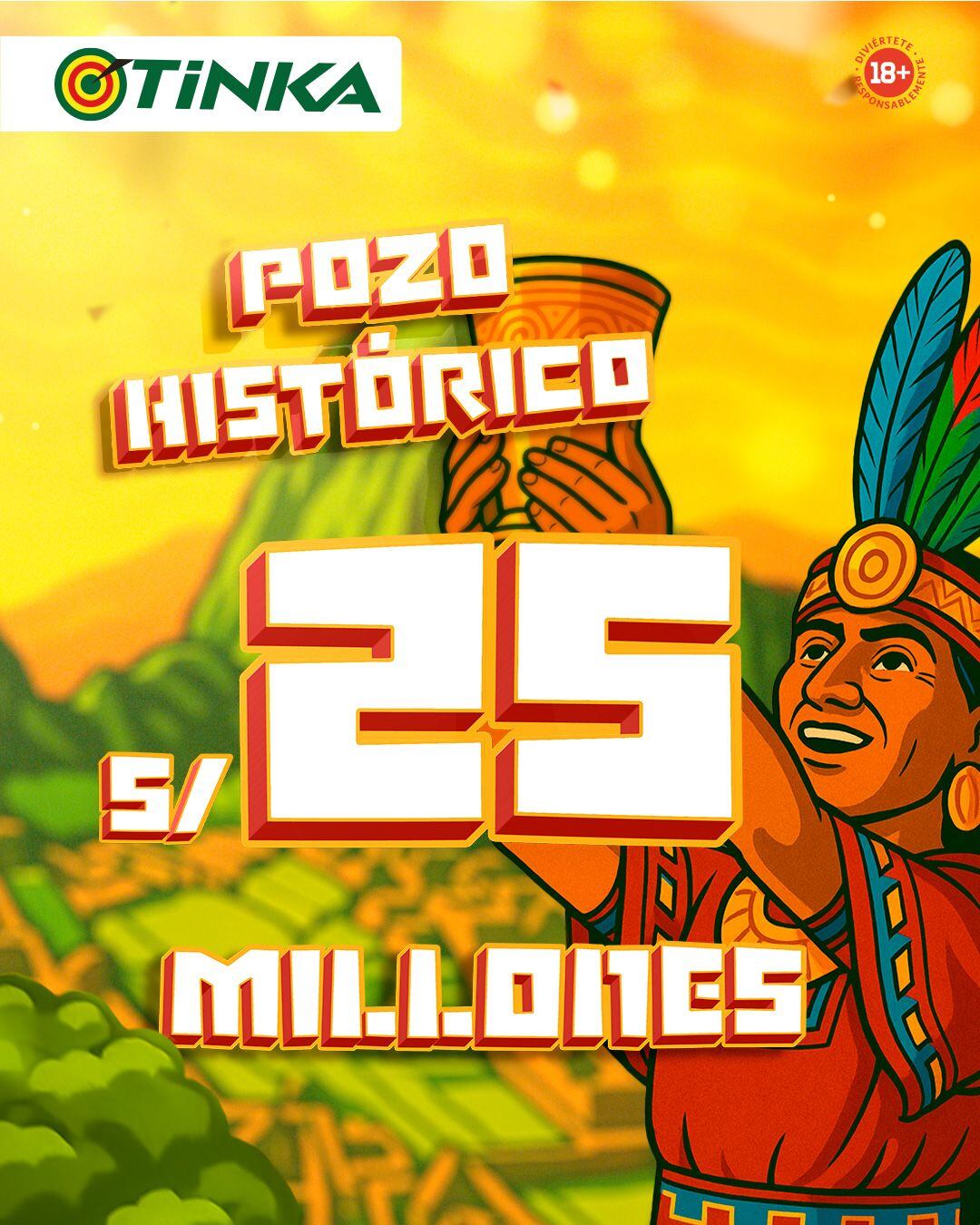 El Pozo de La Tinka tiene un pozo histórico con más de 25 millones y esta noche de miércoles ¡Tú puedes ser el próximo millonario del Perú!