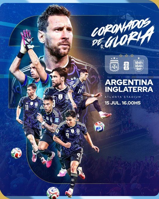 Así anuncia el partido la selección argentina en sus redes sociales.