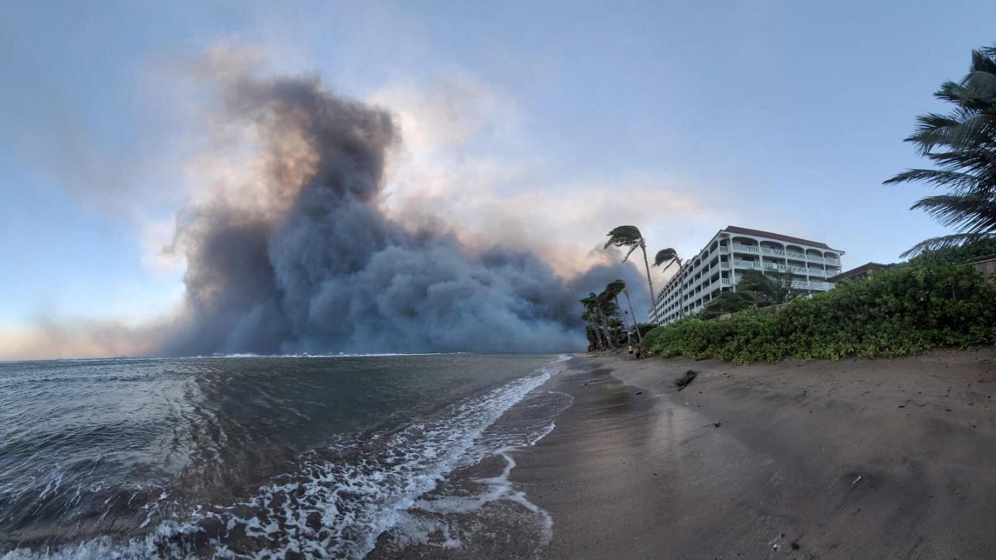 La isla de Maui sufría desde hace tiempo una sequía. (REUTERS).