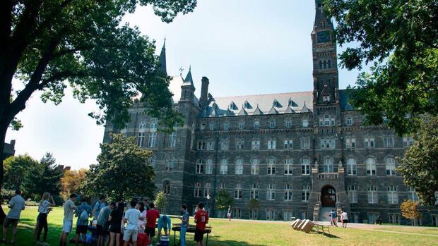 La Universidad de Georgetown, propiedad de la Iglesia Católica en Estados Unidos tiene US$1.920 millones anuales en ingresos. (Getty Images).
