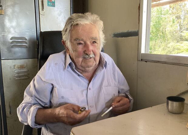 Mujica durante su entrevista con el podcast Witness History, de BBC World Service.
