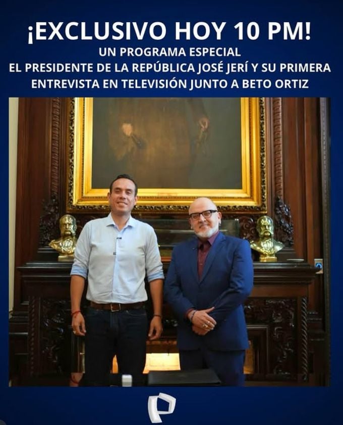 Anuncio del programa 'El valor de la verdad' con el presidente José Jerí | Instagram