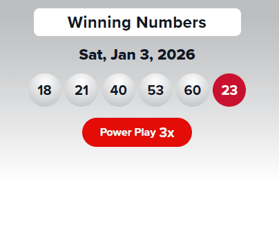 Números ganadores del Powerball del sábado 3 de enero de 2026