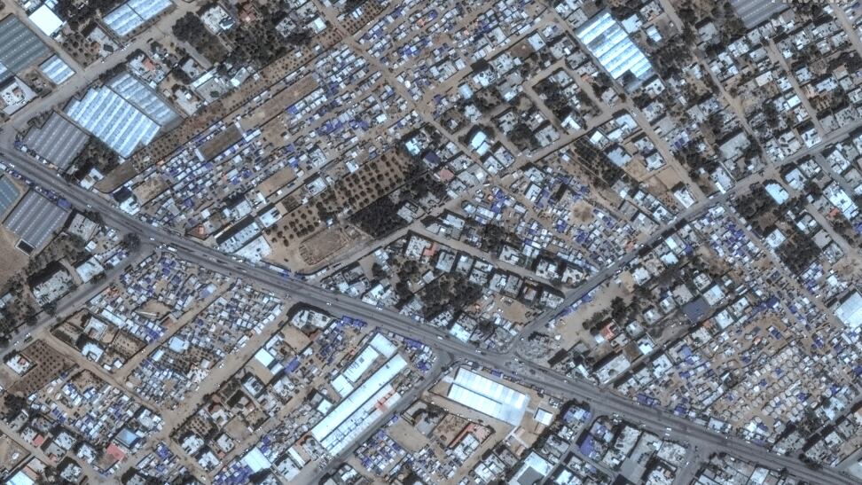 Este martes, el ejército israelí llegó al centro de la ciudad. (REUTERS).