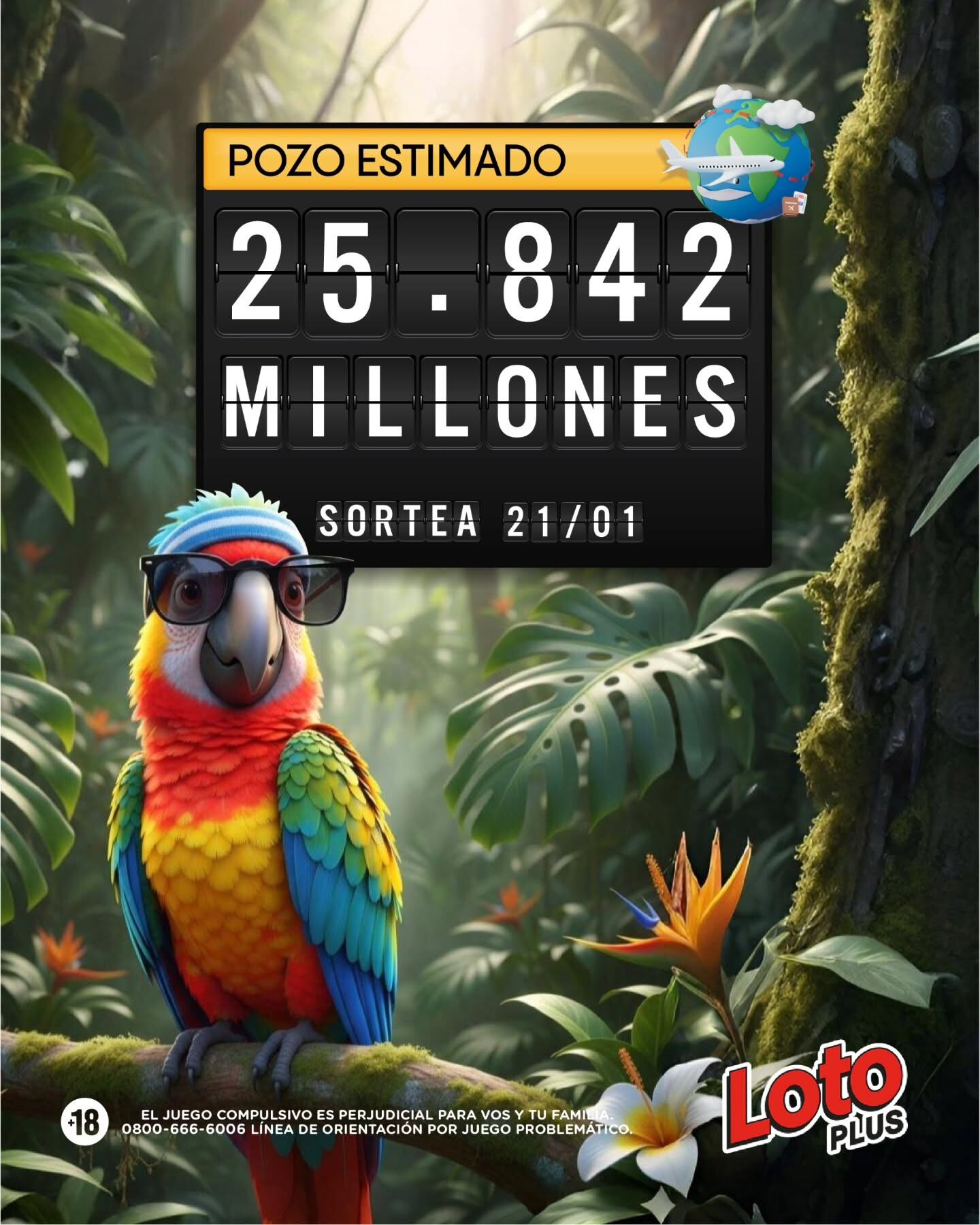 El nuevo Loto Plus se sorteará en la noche de este miércoles 21 de enero con un gran pozo de: