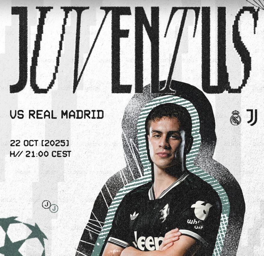Así anuncia Juventus el partido de hoy contra Real Madrid por la Champions League