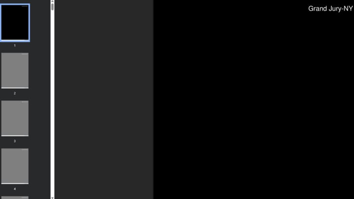 Se han tachado más de 100 páginas de un archivo PDF. (Departamento de Justicia de EE.UU.).