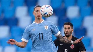 Uruguay venció 2-0 a Canadá en amistoso por fecha FIFA