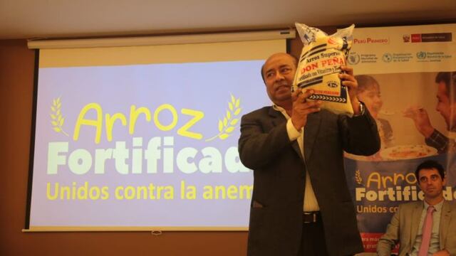 Minsa lanza arroz fortificado con hierro para combatir la anemia