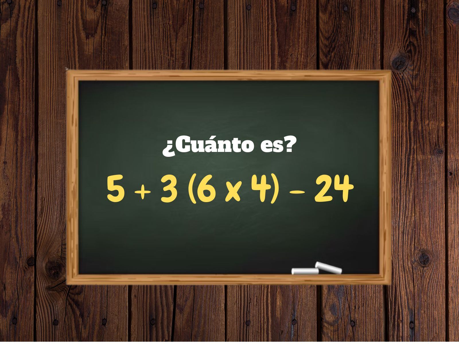 Reto matemático: Trata de resolverlo en pocos segundos. (Creación: Mag/Freepik)