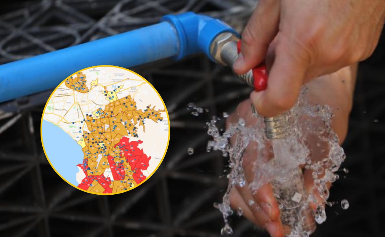 Corte de agua en Lima: reportes de Sedapal de último minuto, zonas afectadas, horarios y más | Foto: Composición EC